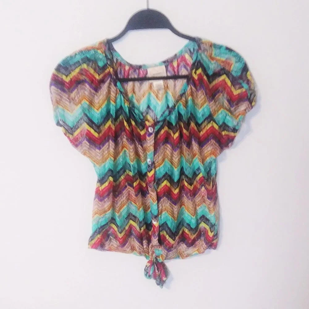 Self Esteem Lace Top Med
